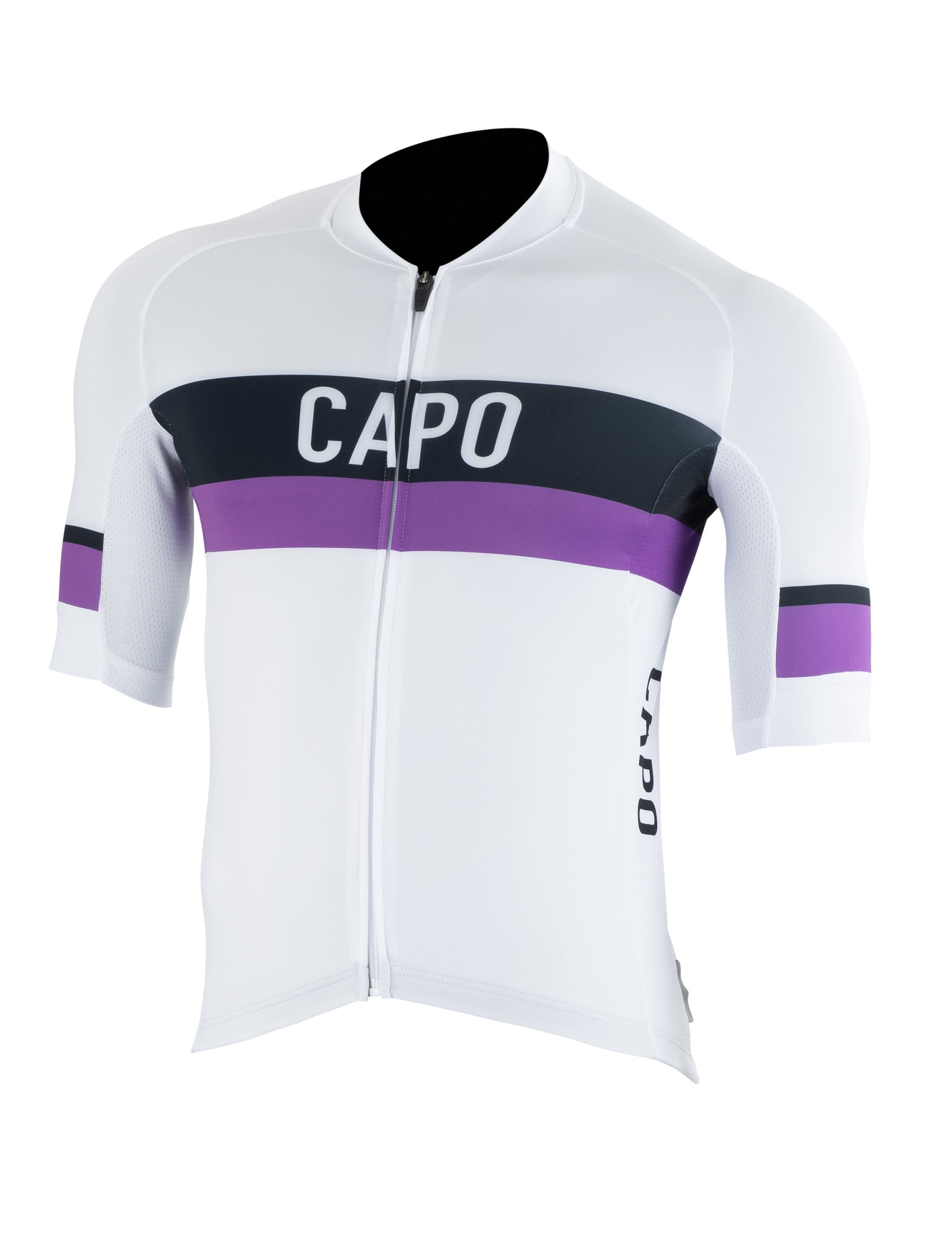 SC Race Stripe Jersey - White/Purple