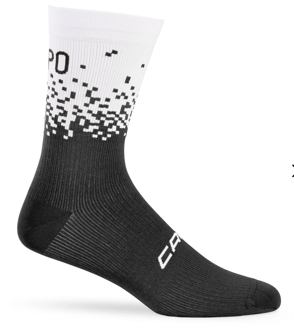 Active Q Skin Sock Black/White Fade 18cm