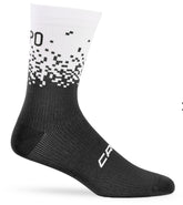 Active Q Skin Sock Black/White Fade 18cm