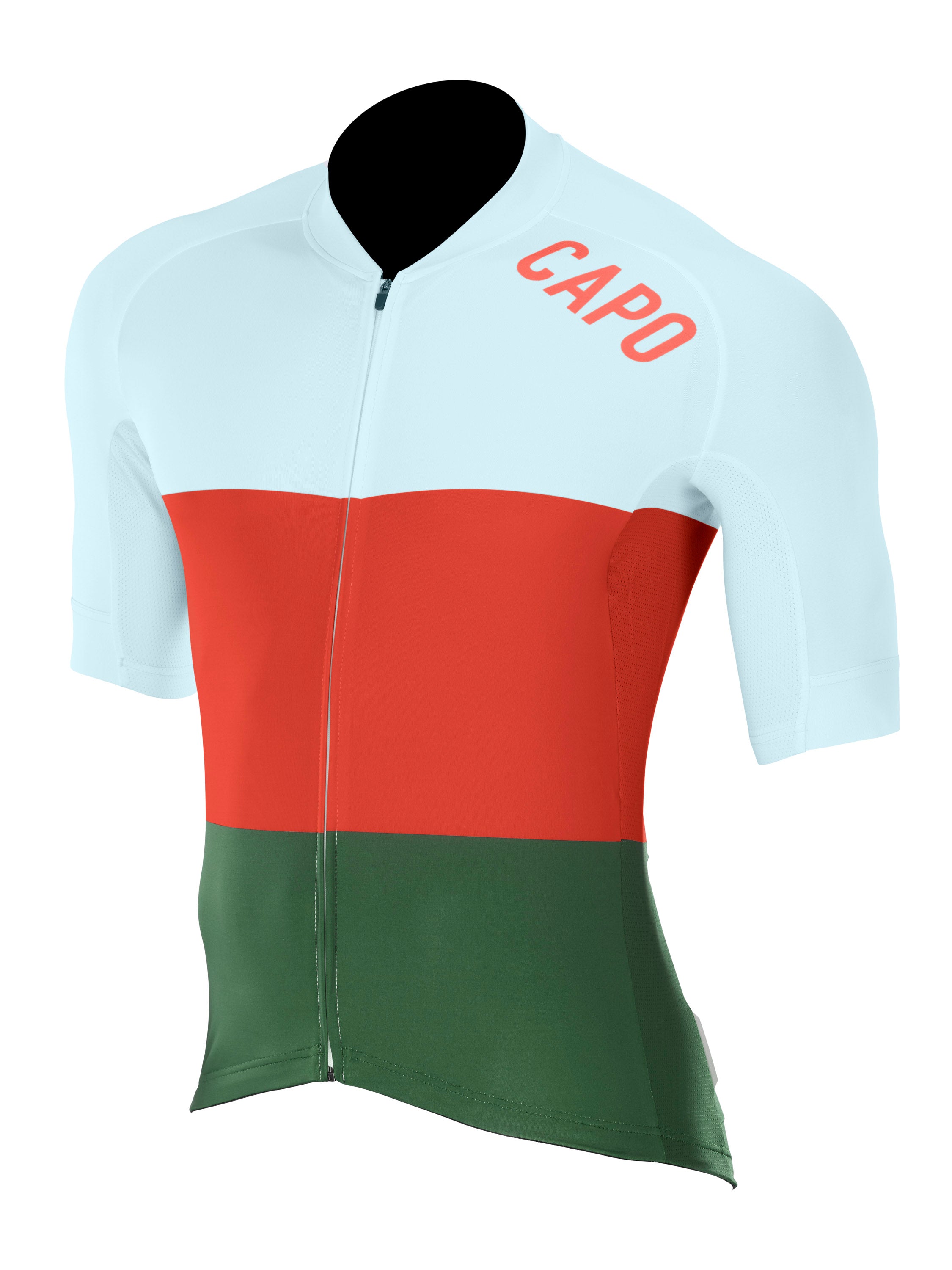希少 イタリア製 CAPO forma カポ サイクルジャージ Sサイズ 現状 Capo_Super_Corsa_Mens_Stripe_F