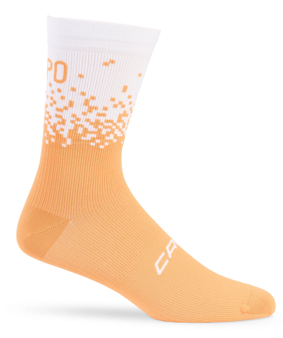 Active Q Skin Sock Orange/White Fade 18cm