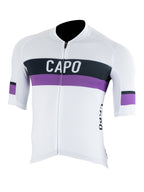 SC Race Stripe Jersey - White/Purple