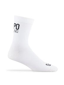AC Race 15cm Socks - White