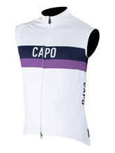 SC Stripe Vest - White/Purple